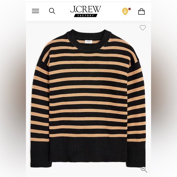 EUC J.Crew Factory Striped Sweater (XL) - Picture 1 of 8